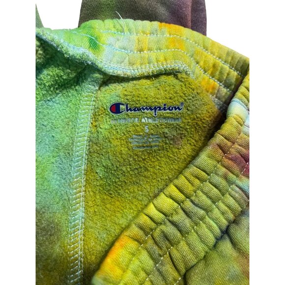 Champion Youth Tie-Dye Sweatpants S Multicolor Fleece Athletic Wear Joggers Vibr - Picture 3 of 3